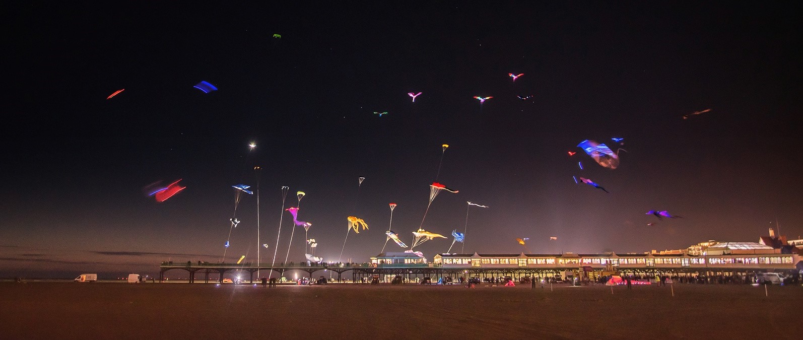 Kites at Night by Simon Ray