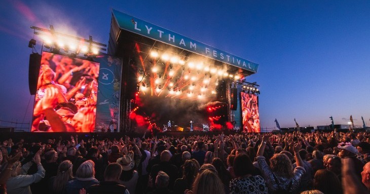Lytham Festival arena