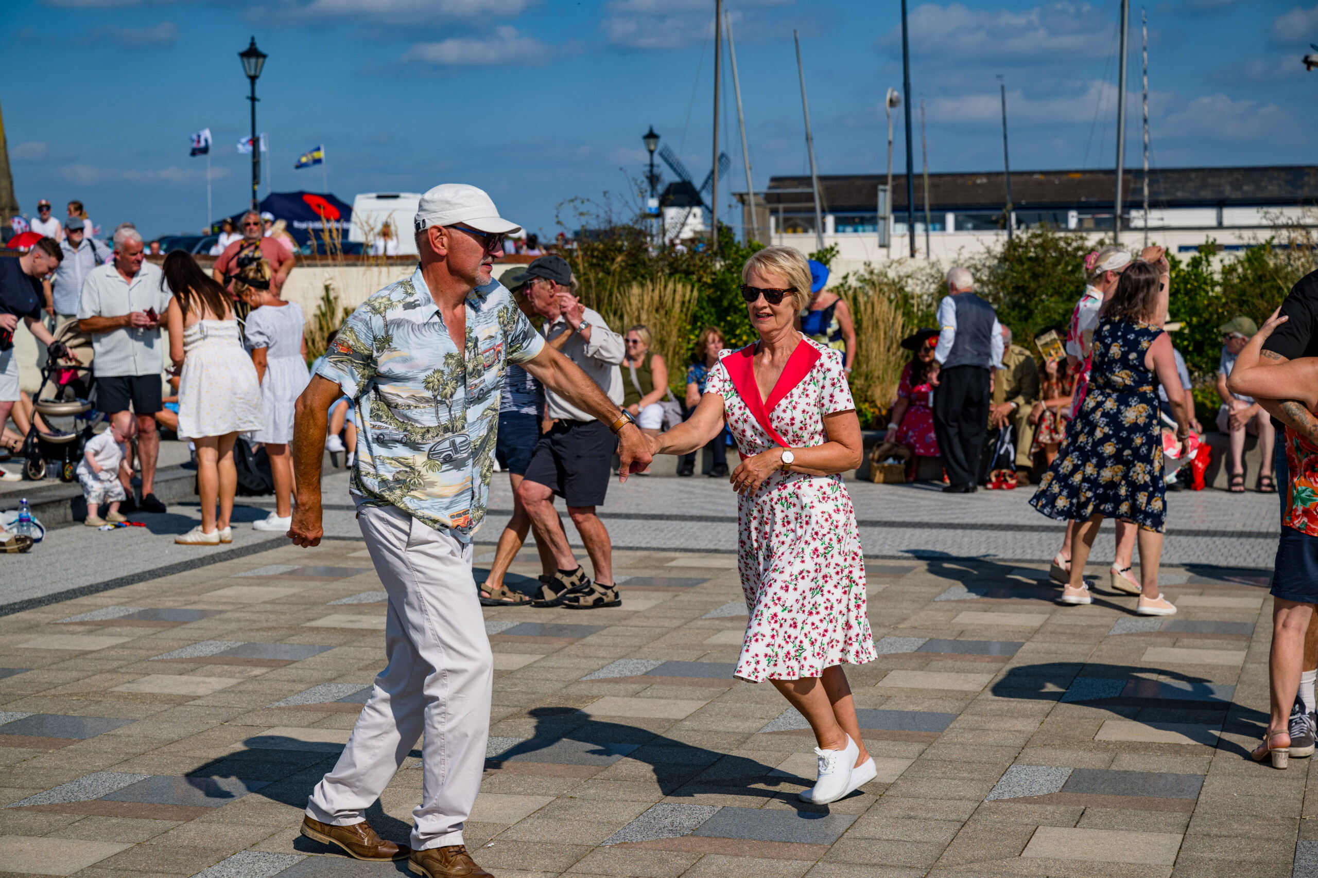 Mussel Tank dancing Lytham 1940s Weekend, Veneziaphoto