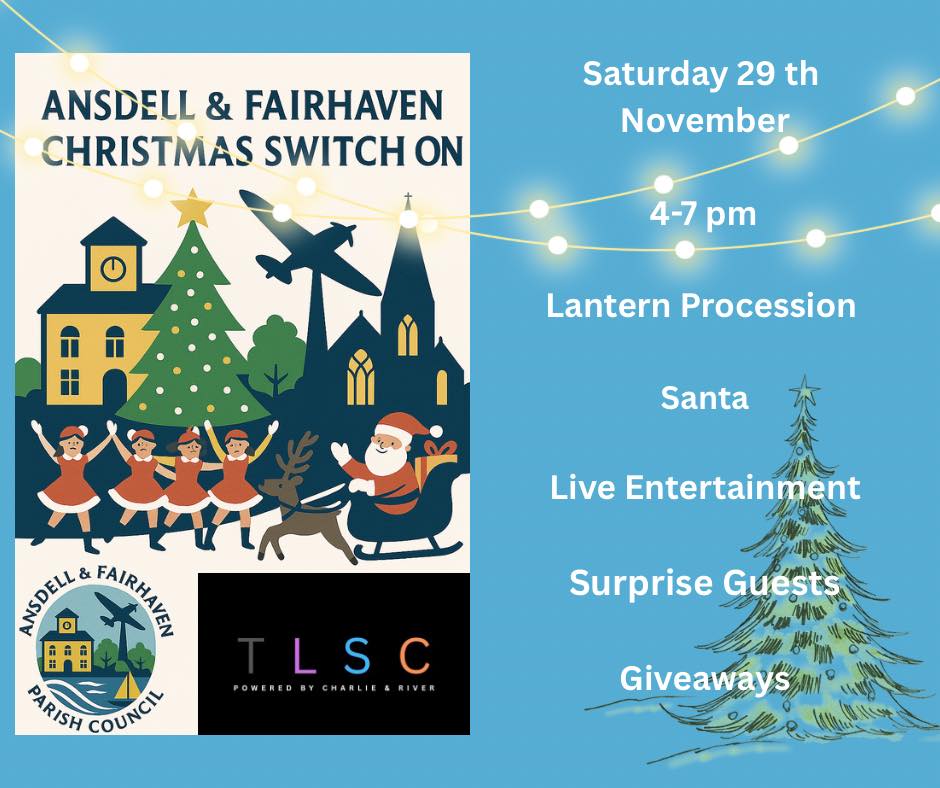 ansdell and fairhaven christmas lights switch on