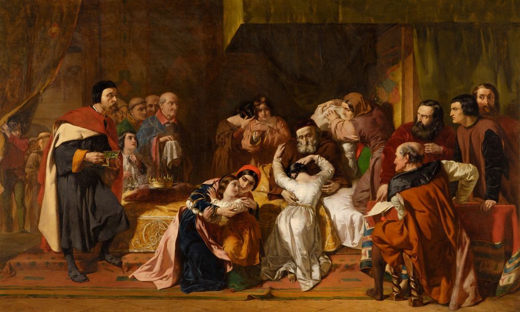 Deathbed painting Deathbed, Lytham St Annes Art Collection