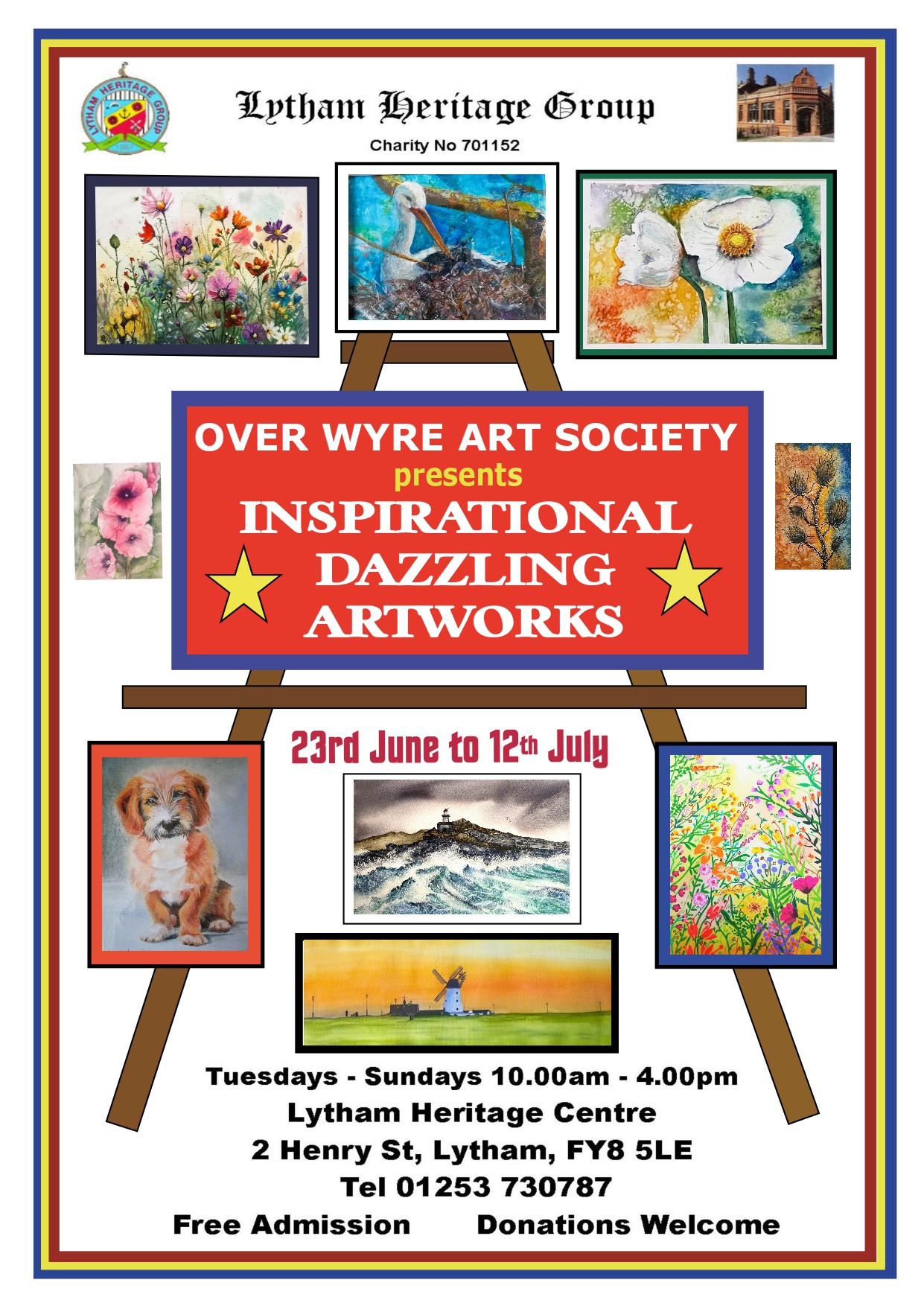 over wyre art poster