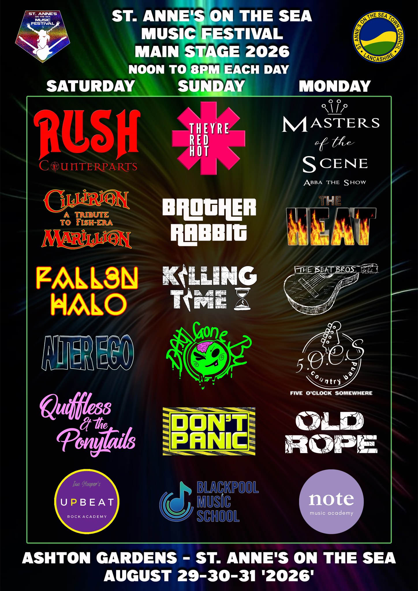 st annes on the sea music festival 2026