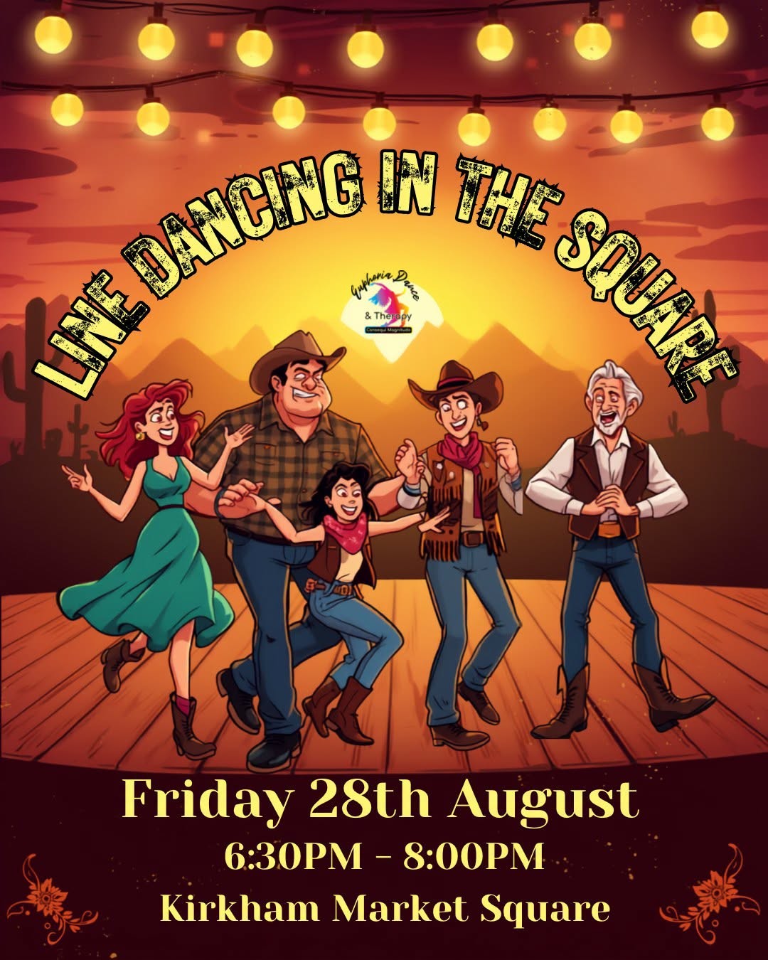 line dancing event kirkham